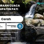Jelang Masa Peralihan, Prakiraan Cuaca di Pati Esok Hari Masih Cerah