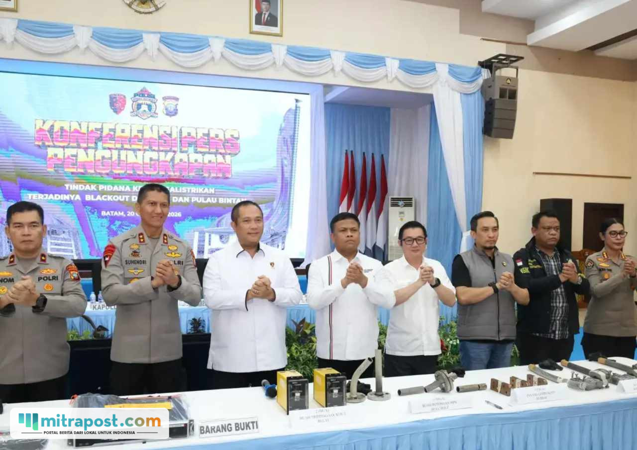 Polisi Tetapkan Lima Tersangka Imbas Batam Blackout /humas polri