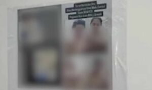 Viral Poster Memuat Gambar Wanita Bugil di Mal Gresik/tangkap layar