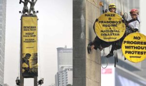 greenpeace 11 Aktivis Sempat Ditangkap Saat Aksi di Bundaran HI, Greenpeace Tegaskan Perjuangan Belum Berakhir