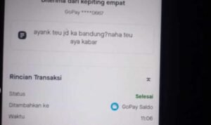 Viral Dugaan Perselingkuhan Lewat Transfer Rp1 di GoPay /tangkap layar Viral Dugaan Perselingkuhan Lewat Transfer Rp1 di GoPay /tangkap layar
