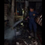 Foto : Kondisi bengkel sepeda motor di Juwana Pati hangus terbakar. (Dok. Satpol PP bidang Damkar Pati)
