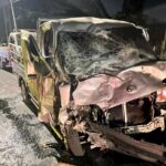 Foto : Kondisi armada kecelakaan lalu lintas di Jalan Pati-Juwana tepat Desa Bumirejo. (Dok. Satlantas Polresta Pati)