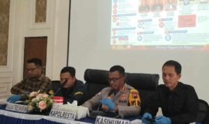 Foto : Konferensi Pers di Polresta Pati. (Sumber. Mitrapost.com/ Ilham)