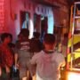 Foto : Pemadaman api di Rumah Desa Growong Lor Kecamatan Juwana Pati. (Dok. Damkar Pati)