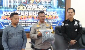 Foto : Konferensi Pers di Polresta Pati. (Dok. Humas Polresta Pati)