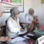 Foto : Pemberian vaksin terhadap hewan kucing di UPTD Puskeswan Pati, belum lama ini. (Dok. Dispertan Pati Bidang Peternakan)