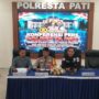Foto : Konferensi Pers di Polresta Pati. (Sumber. Mitrapost.com/ Ilham)