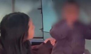 Viral Balita Sendirian di Tenda Gunung Prau Menangis Histeris/tangkap layar